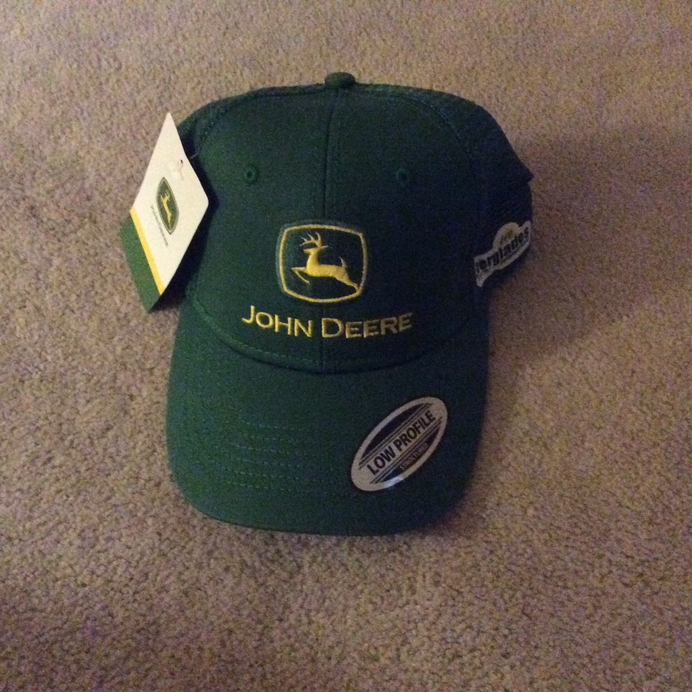 John Deere Mesh Snapback Hat Everglades Equipment Group Green/Yellow
